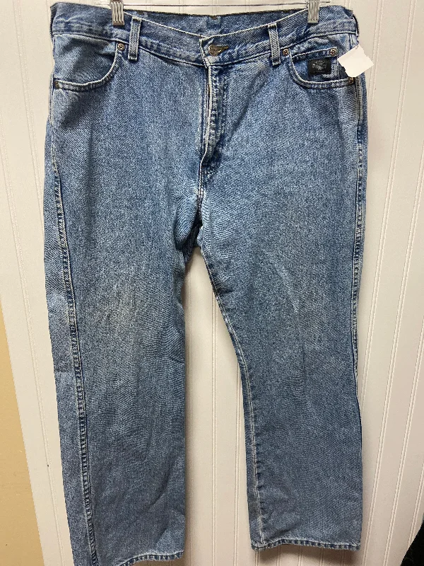 Blue Denim Jeans Boot Cut Harley Davidson, Size 16