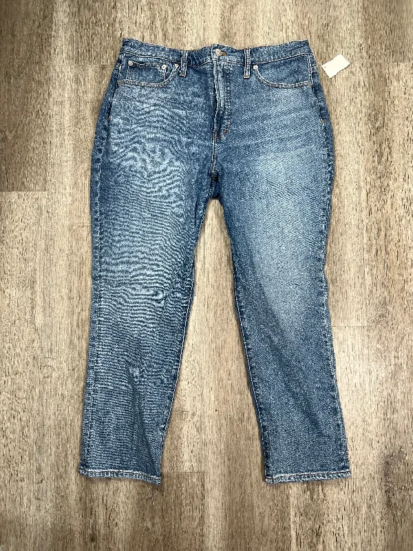 Blue Denim Jeans Boot Cut Madewell, Size 8