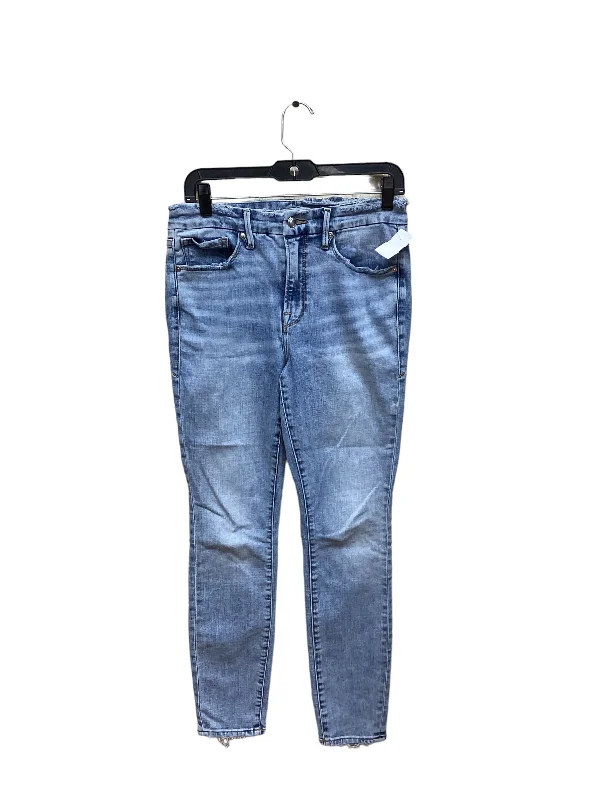 Blue Denim Jeans Skinny Good American, Size 8