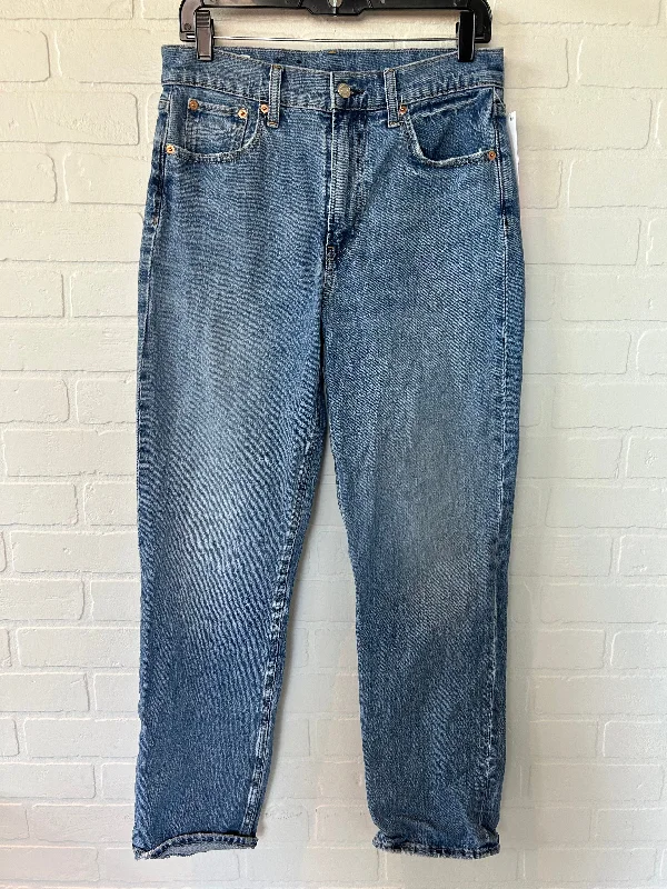 Blue Denim Jeans Straight Gap, Size 8