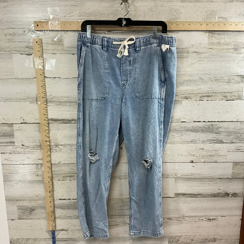 Blue Denim Jeans Straight Gap, Size M