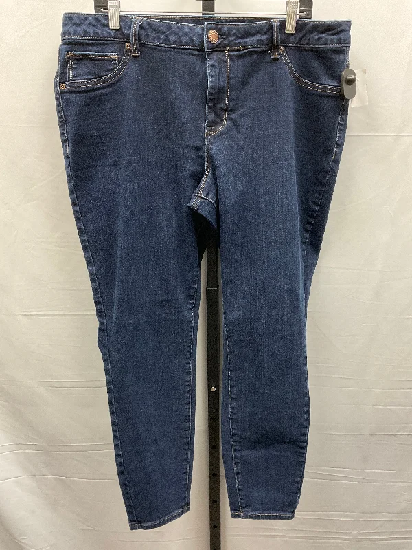 Blue Denim Jeans Straight Maurices, Size 20