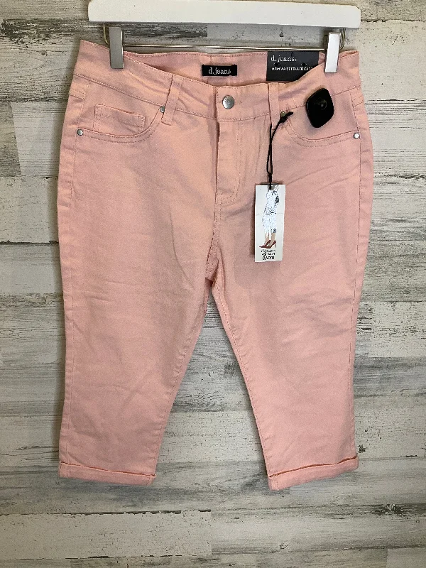 Peach Capris D Jeans, Size 10