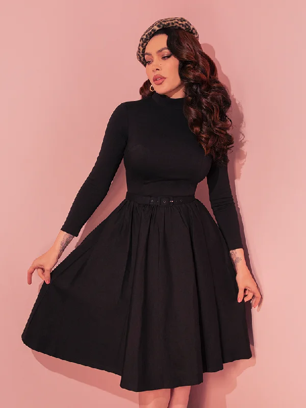 Bad Girl Swing Dress in Black - Vixen by Micheline Pitt