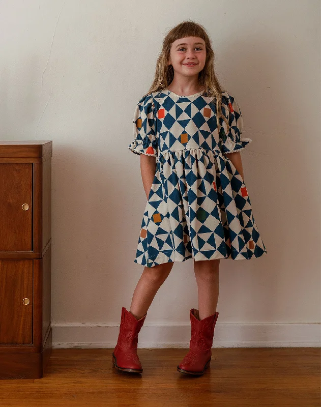 Noble Organic Franny Dress in Dorothy's Quilt