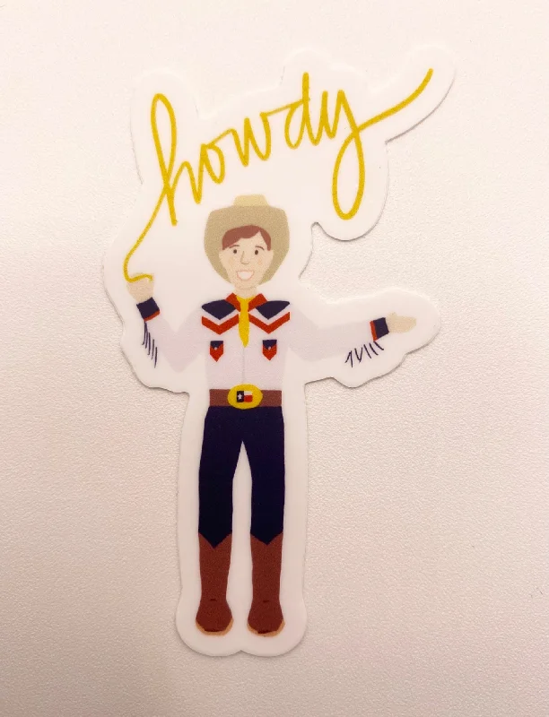 Howdy Lasso Sticker