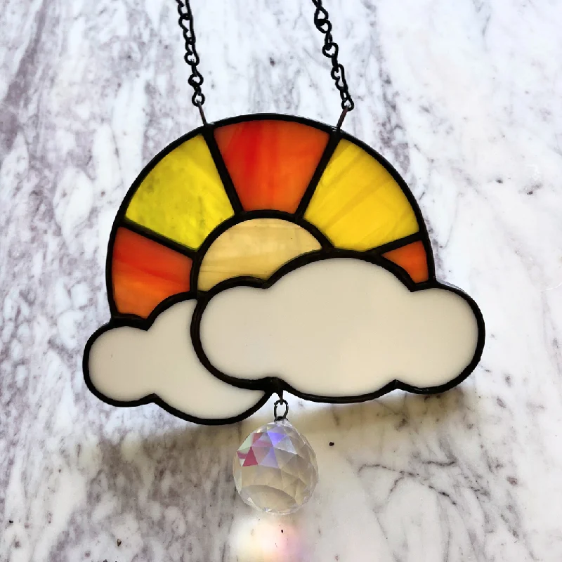 In The Clouds Stained Glass