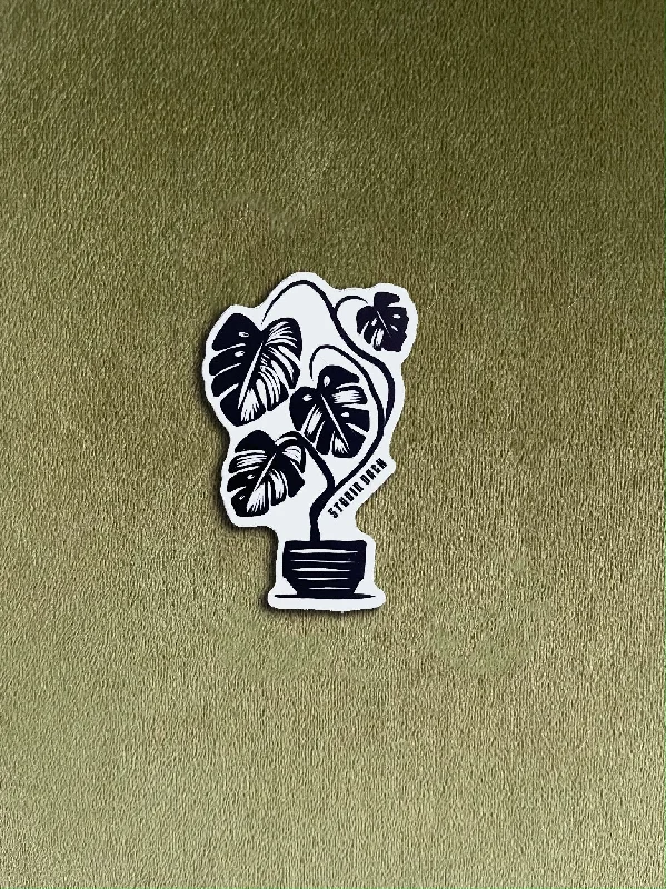 'Variegated Monstera' Sticker