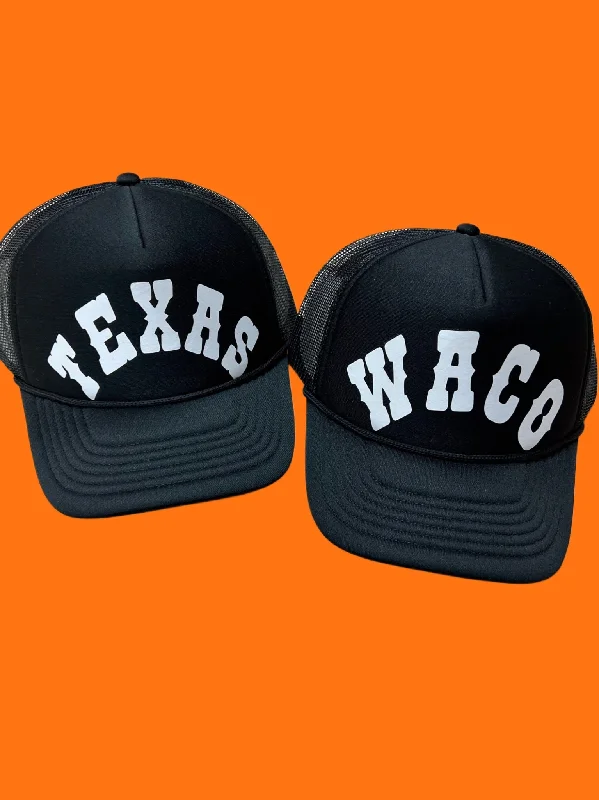 Waco and Texas Trucker Hats