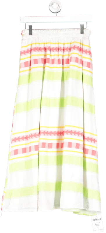 billi Multicoloured 100% Cotton Maxi Skirt UK S