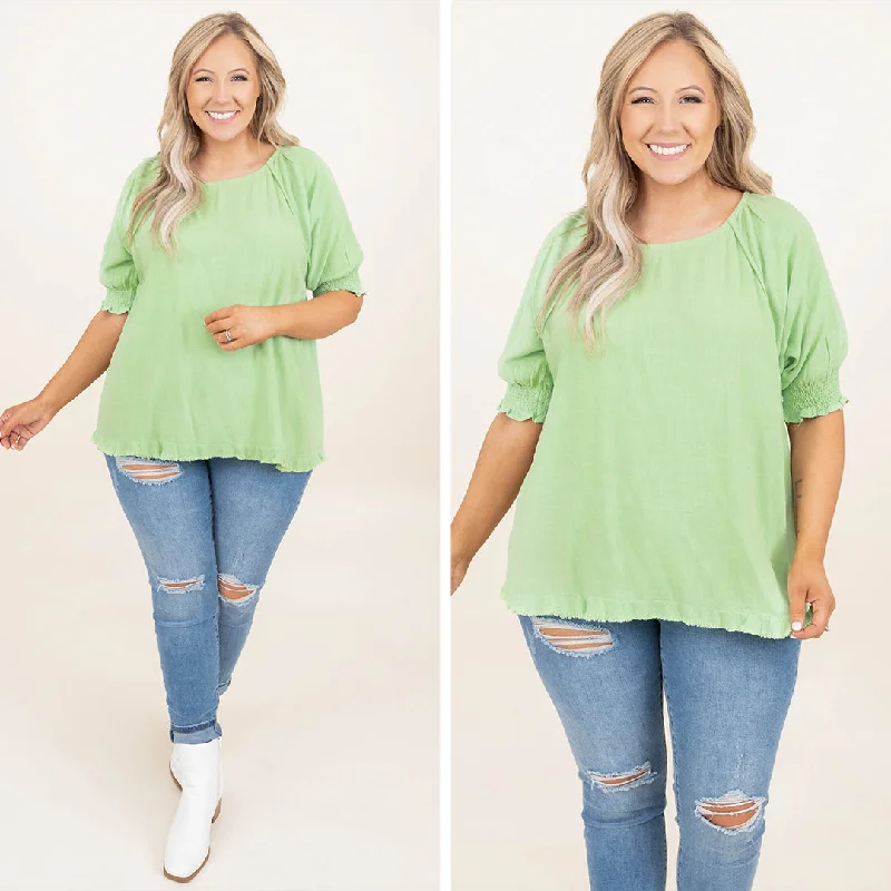 Classic Adventures Top, Mint Green