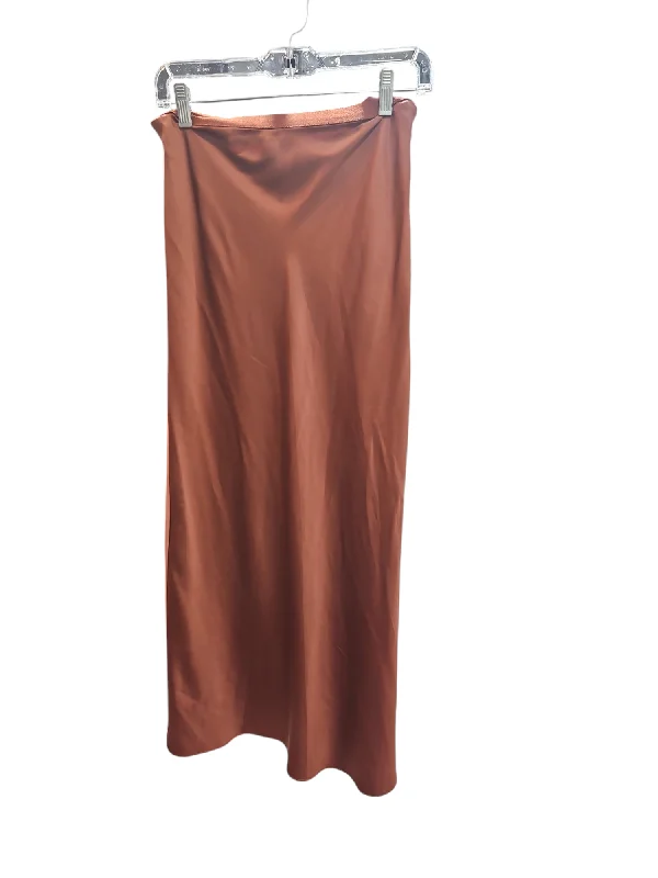 Skirt Maxi By Express In Brown, Size: S