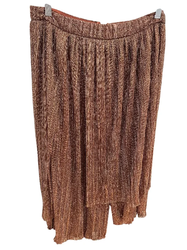 Skirt Midi By Maeve In Brown, Size: 6