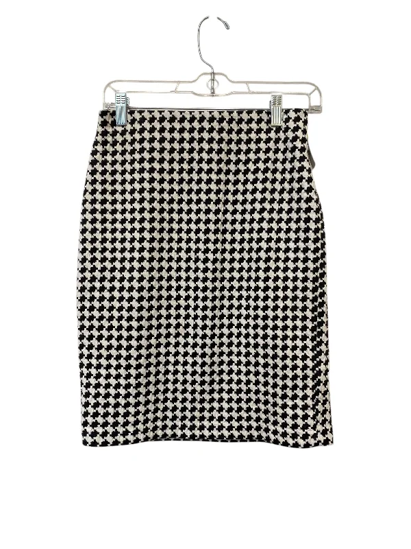 Skirt Midi By Philosophy In Black & White, Size: 2