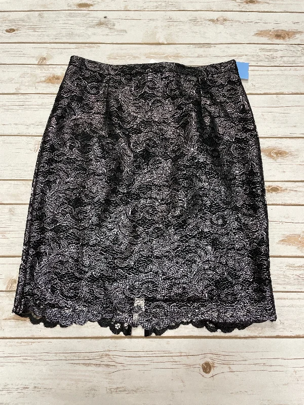 Skirt Midi By White House Black Market In Black, Size: 12