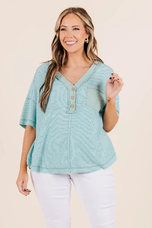 Too Chic Top, Blue