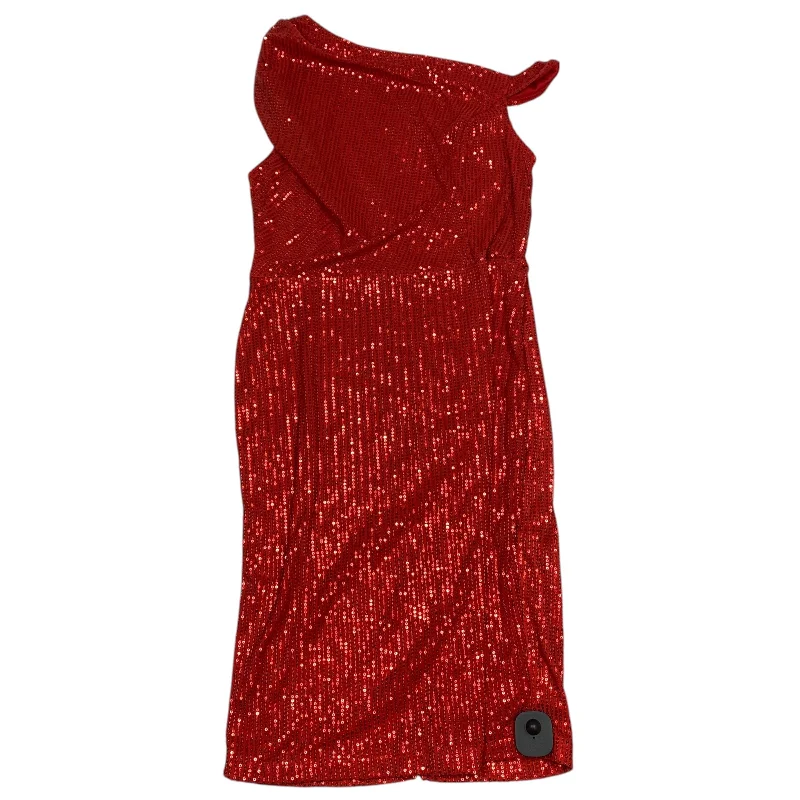 Dress Casual Short By Aomei In Red, Size: 1x