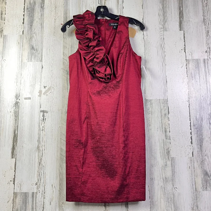 Dress Party Short By Sl Fashions In Red, Size: S