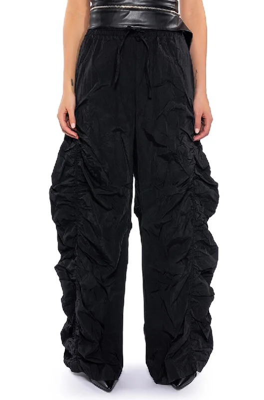 LOTTI RUCHED NYLON JOGGER