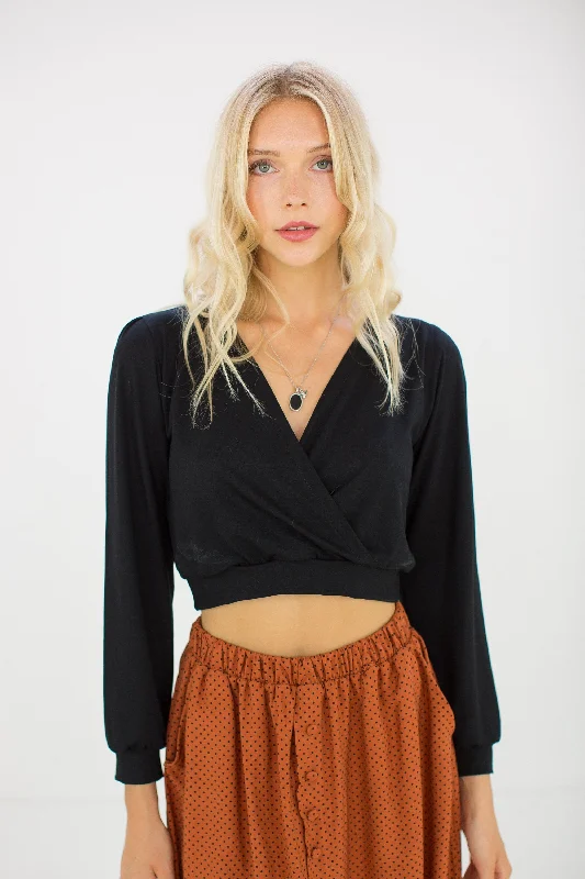 Crop Top Petra Black