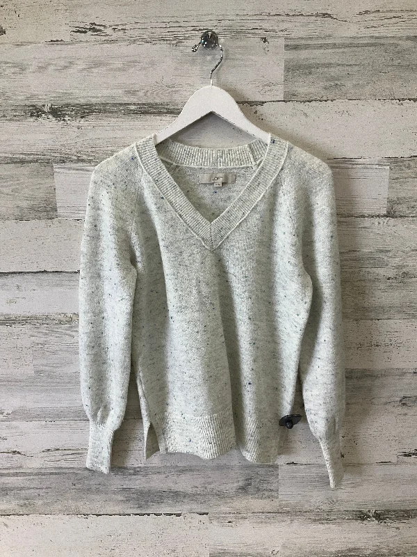 Top Long Sleeve By Loft In White, Size: Xs