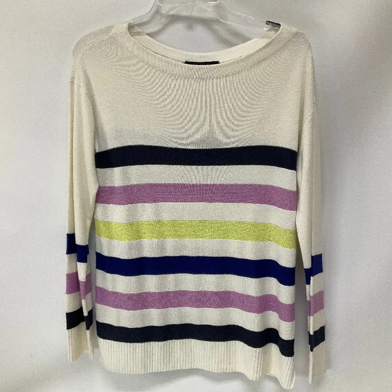 Top Long Sleeve By St John Collection In Striped Pattern, Size: Xs