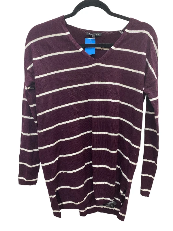 Top Long Sleeve By Staccato In Purple, Size: S